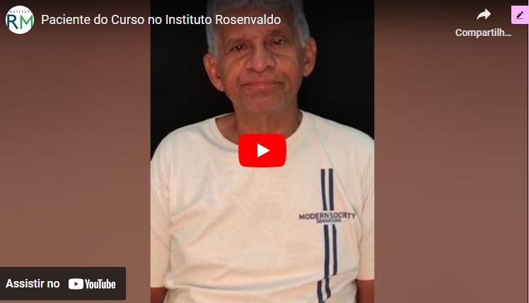Paciente do Curso no Instituto Rosenvaldo